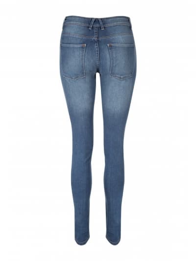 Women Skinny jeans mid blue and Dark Blue